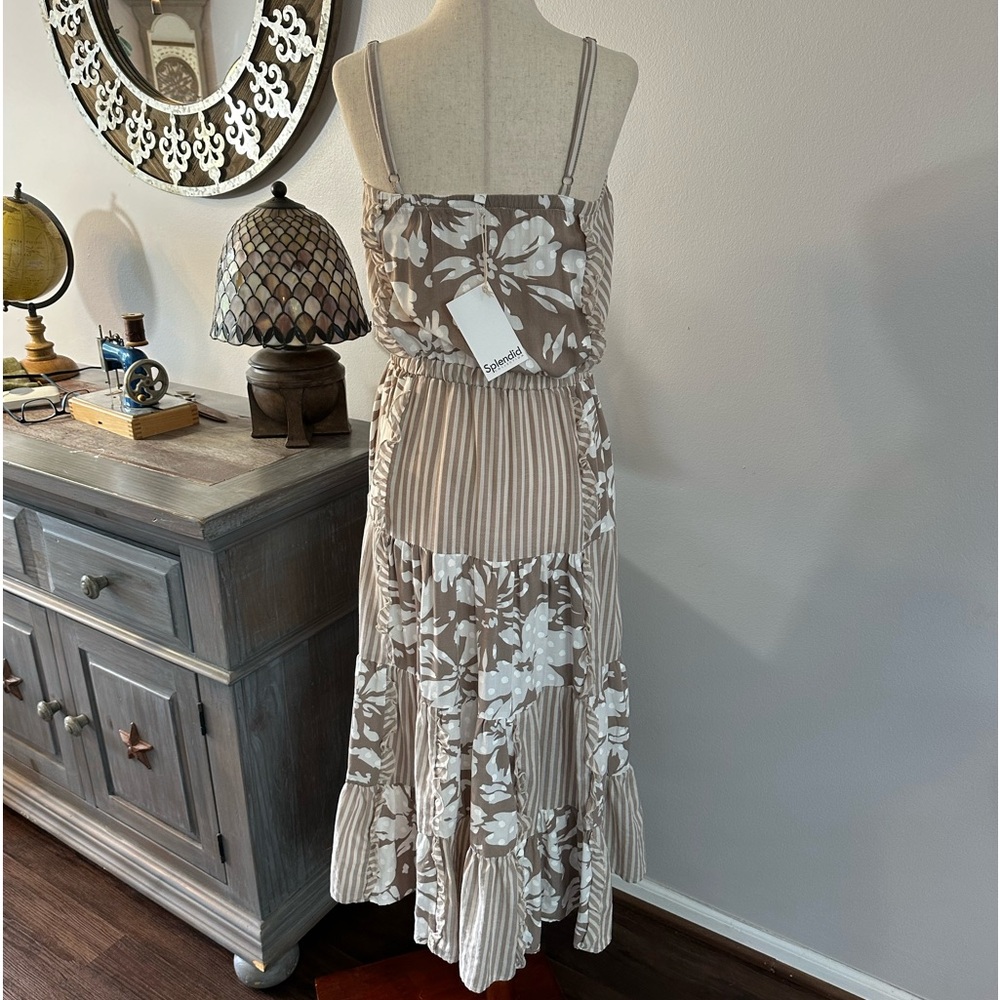 Splendid Patchwork Midi Dress - Picture 7 of 9